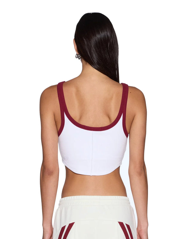 KSUBI - Badge Chloe Crop Tank - Off White