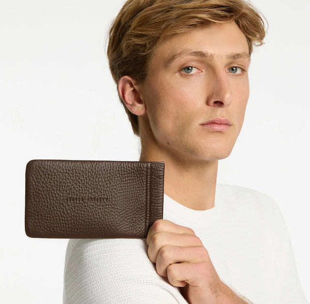 Status Anxiety - Keepsake Sunglasses Case - Cocoa