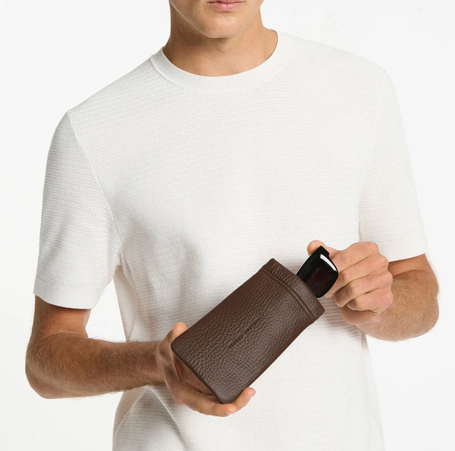 Status Anxiety - Keepsake Sunglasses Case - Cocoa