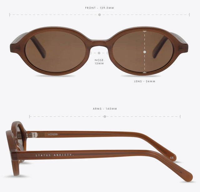 Status Anxiety - Wonder Sunglasses - Brown
