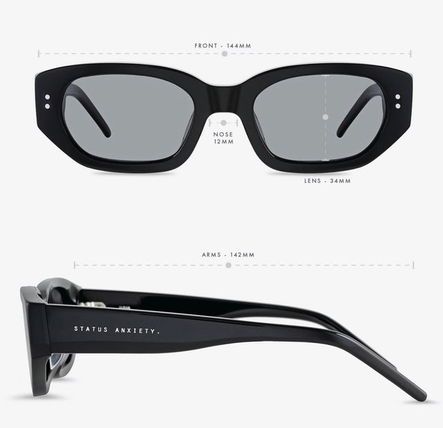 Status Anxiety - Luna Sunglasses - Black