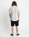 Vista BBQ Shirt - Natural / Navy-Shirts-Mr. Simple-S-UPTOWN LOCAL