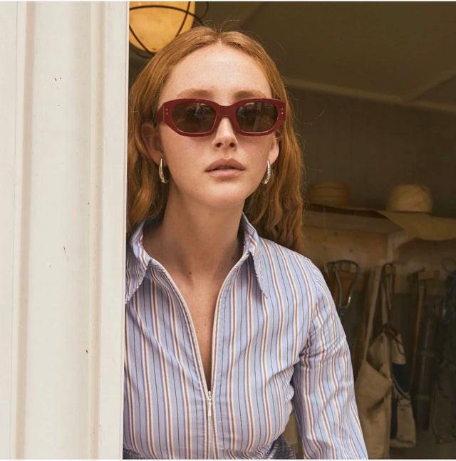 Status Anxiety - Luna Sunglasses - Cherry