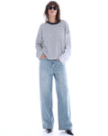 The Tales - Lexy Soft Stripe Patchwork Tee-T-Shirts-The Tales-XS-UPTOWN LOCAL