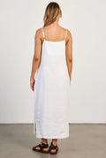 Essential Linen Slip Dress - White-Dresses-Academy Brand Womens-XS-UPTOWN LOCAL