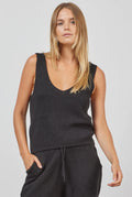 Nancy Knit Top - Black-Shirts & Tops-Academy Brand Womens-XS-UPTOWN LOCAL
