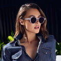 Motel - Crystal w. Rose Gold / Black Lens-Sunglasses-Valley-UPTOWN LOCAL