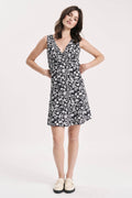 Eliza Mini Valerie Floral - Navy-Dresses-Rolla's-6/XS-UPTOWN LOCAL