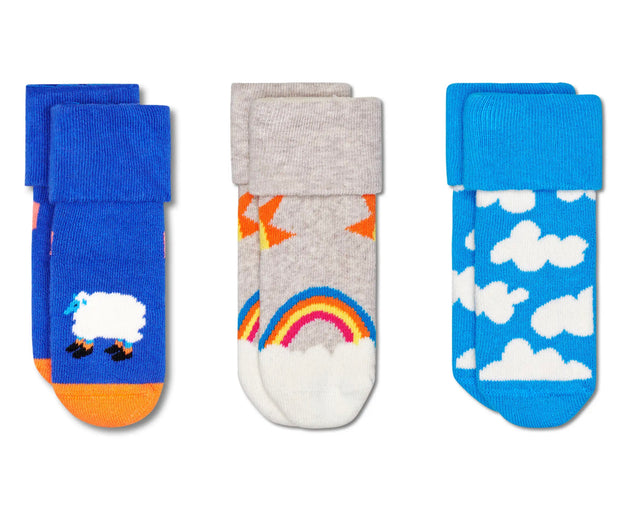 Happy Socks Over the Clouds Kids Terry Gift Set-Socks-Happy Socks-UPTOWN LOCAL