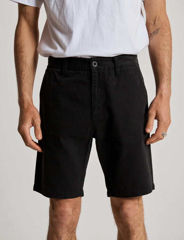 Taylor Chino Short - Black-Mr. Simple-30-UPTOWN LOCAL