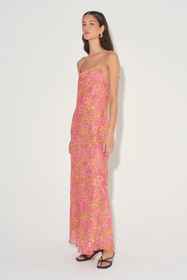 Florencia Dress - Pink Spice-Dresses-Hansen and Gretel-XS-UPTOWN LOCAL