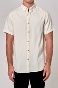 Men At Work SS Oxford Shirt - White-Shirts-Rolla's-S-UPTOWN LOCAL