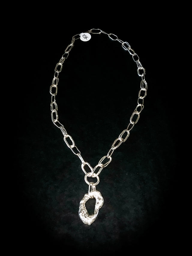 Osk Chain Necklace - 925 Sterling Silver-Málm Adorn-UPTOWN LOCAL
