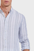 Dana Linen Shirt - Jasper Green-Shirts-Academy Brand-S-UPTOWN LOCAL