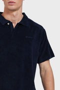 Bond Terry Polo - Navy-Shirts-Academy Brand-S-UPTOWN LOCAL