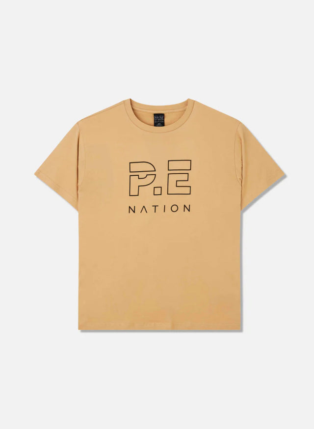 Heads Up Tee - Sand-T-Shirts-PE Nation-XS-UPTOWN LOCAL