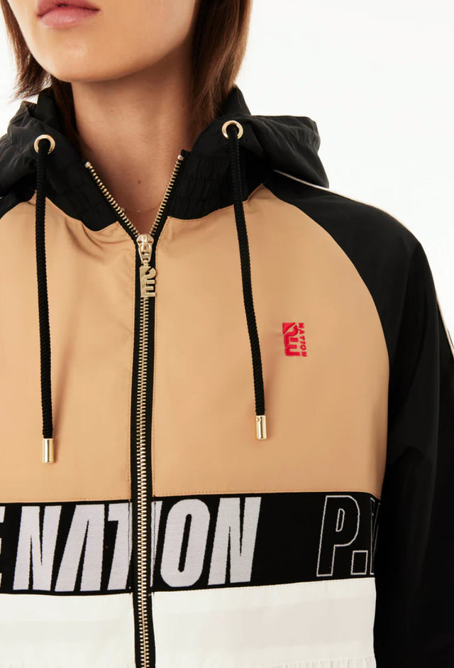 Cropped Man Down Jacket - Sand-Jackets-PE Nation-XS-UPTOWN LOCAL