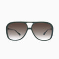 Bang - Army Green w. Gun Metal Trim / Brown Gradient Lens-Sunglasses-Valley-UPTOWN LOCAL