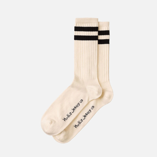 Amundsson Sport Socks - Off White-Socks-Nudie Jeans-UPTOWN LOCAL