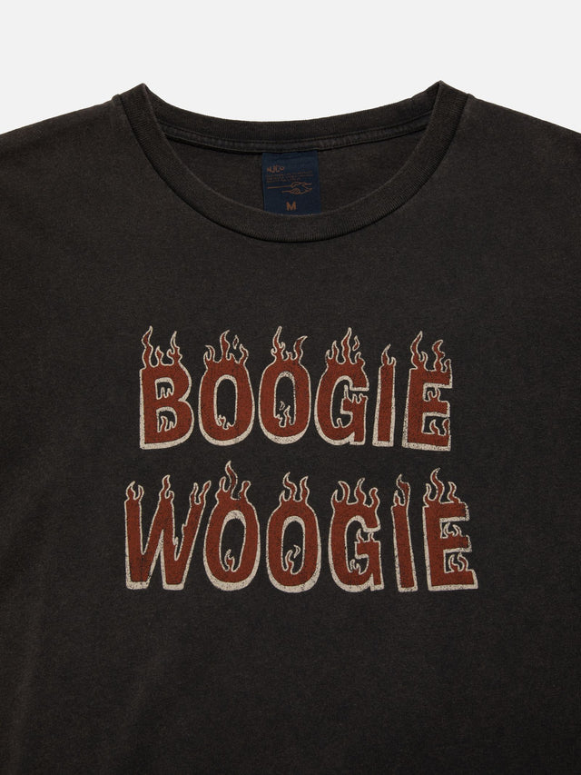 NUDIE JEANS - Roy Boogie T-Shirt - Antracite-T-Shirts-Nudie Jeans-S-UPTOWN LOCAL