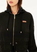 PE NATION - Cropped Man Down Jacket - Black-Jackets-PE Nation-XS-UPTOWN LOCAL