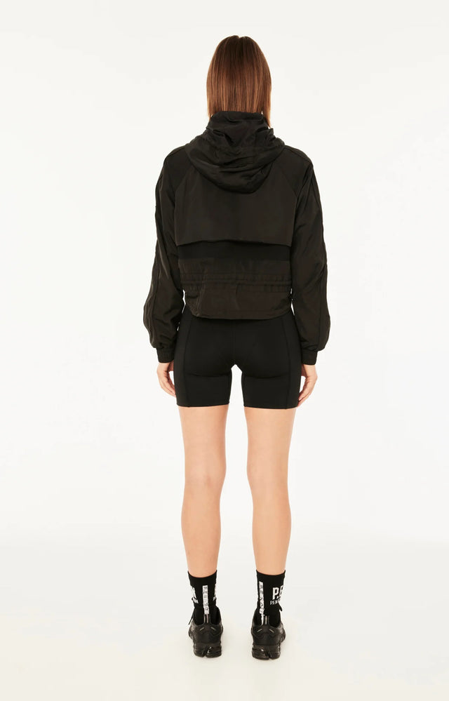 PE NATION - Cropped Man Down Jacket - Black-Jackets-PE Nation-XS-UPTOWN LOCAL