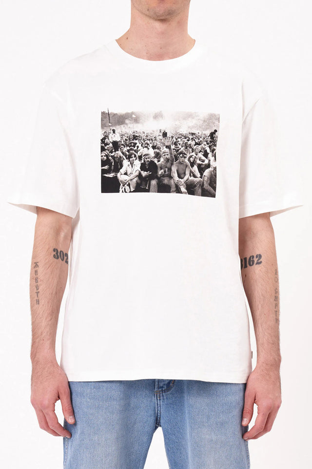 ROLLAS - Crowd Tee - White-tee-Rolla's-S-UPTOWN LOCAL