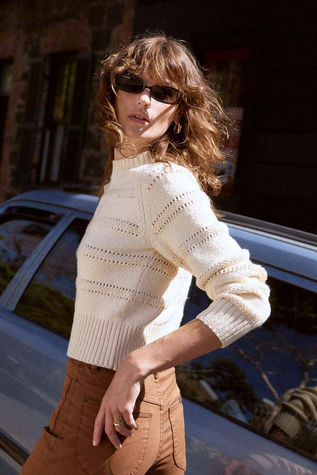 ROLLAS - Sailor Sweater Ladder - Cream-Jumpers-Rolla's-6 / XS-UPTOWN LOCAL