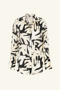 SHONA JOY - Micah Silk Relaxed Shirt - Black/Multi-Shirts & Tops-Shona Joy-6-UPTOWN LOCAL