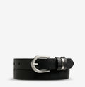 STATUS ANXIETY - Over And Over - Belt - Black/Silver-Belts-Status Anxiety-S/M-UPTOWN LOCAL