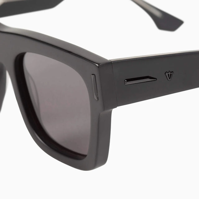 VALLEY - Alta - Matte Black W. Gloss Black Metal Trim / Black Lens-Sunglasses-Valley-UPTOWN LOCAL