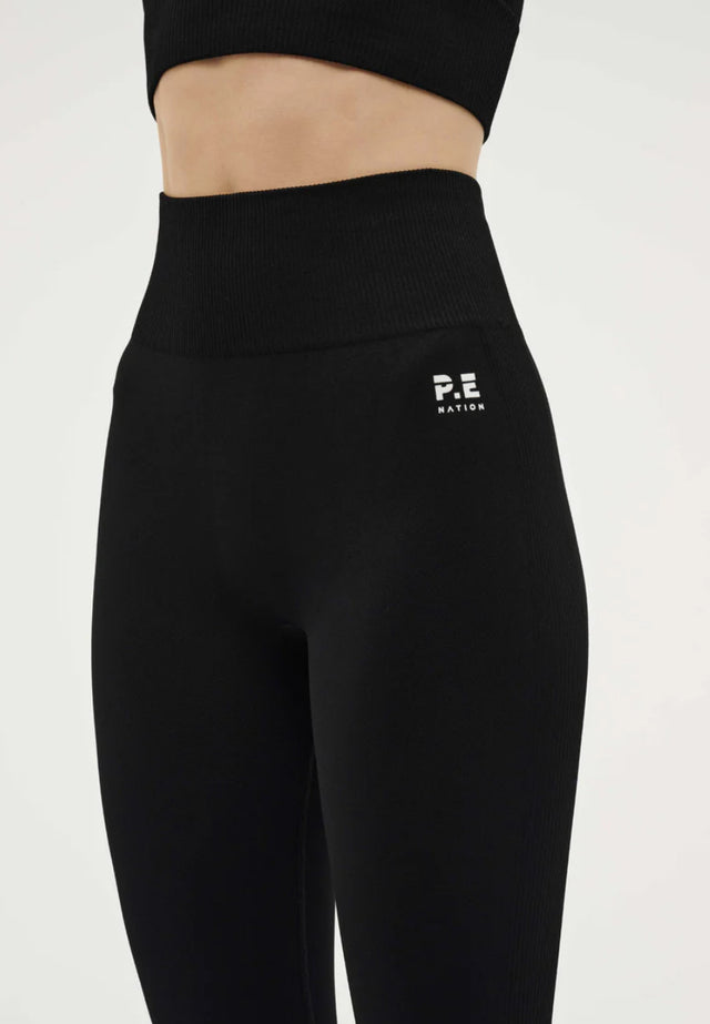 PE NATION - Restore Seamless Legging - Black-Activewear-PE Nation-S-UPTOWN LOCAL