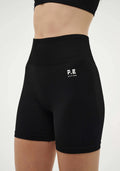 PE NATION - Restore Seamless 5” Bike Short - Black-Activewear-PE Nation-S-UPTOWN LOCAL