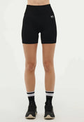 PE NATION - Restore Seamless 5” Bike Short - Black-Activewear-PE Nation-S-UPTOWN LOCAL