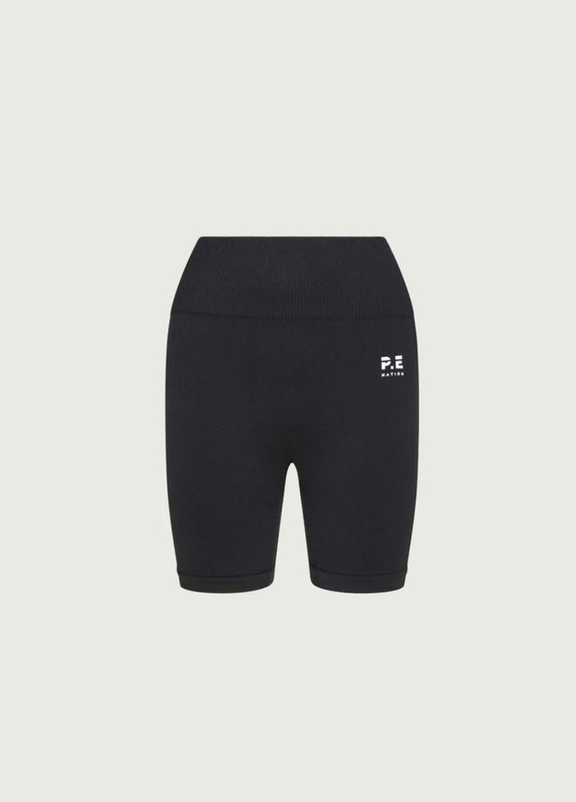 PE NATION - Restore Seamless 5” Bike Short - Black-Activewear-PE Nation-S-UPTOWN LOCAL