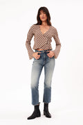 ROLLAS - Rodeo Blouse - Bronze-Shirts & Tops-Rolla's-6 / XS-UPTOWN LOCAL