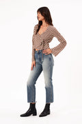 ROLLAS - Rodeo Blouse - Bronze-Shirts & Tops-Rolla's-6 / XS-UPTOWN LOCAL