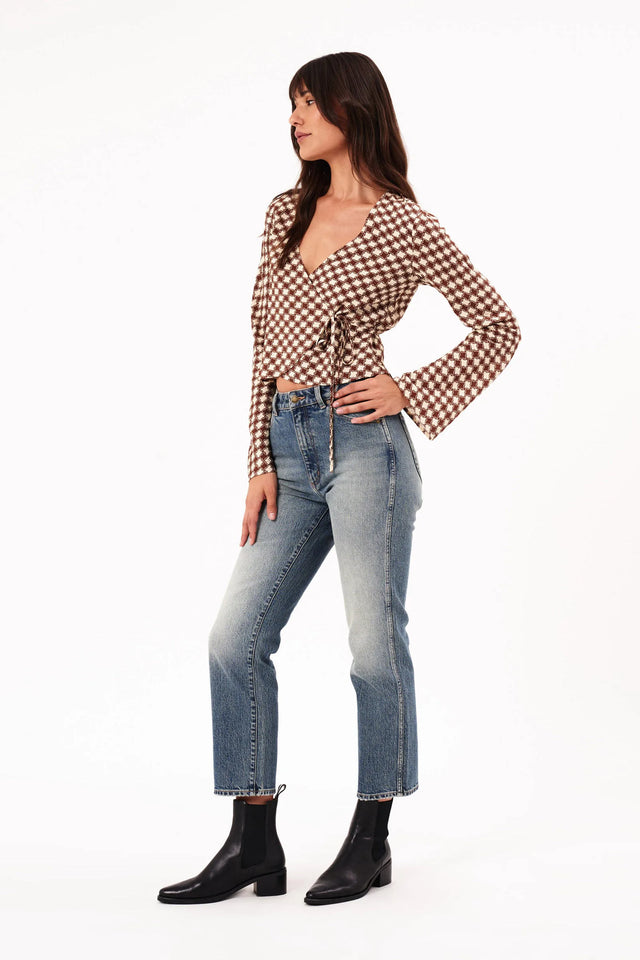 ROLLAS - Rodeo Blouse - Bronze-Shirts & Tops-Rolla's-6 / XS-UPTOWN LOCAL