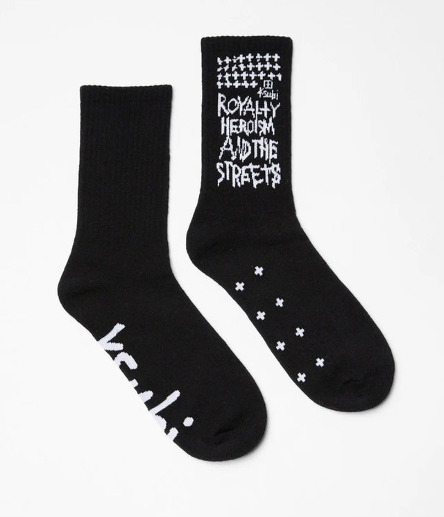 KSUBI - Royalty Ksocks - Black / White-Socks-Ksubi-UPTOWN LOCAL