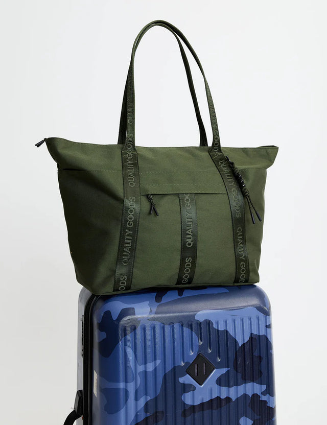 MR SIMPLE - Jasper Large Tote - Army-Bags-Mr. Simple-UPTOWN LOCAL