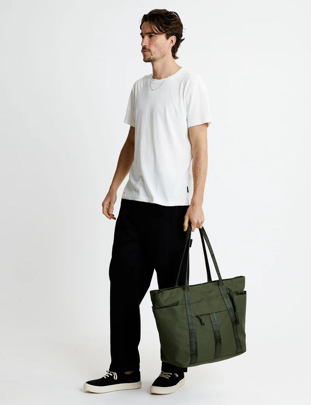 MR SIMPLE - Jasper Large Tote - Army-Bags-Mr. Simple-UPTOWN LOCAL