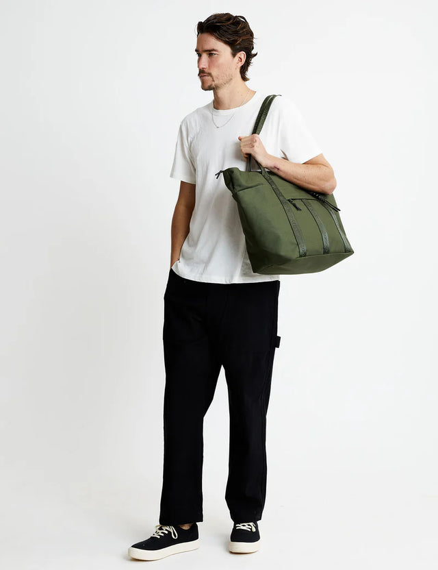 MR SIMPLE - Jasper Large Tote - Army-Bags-Mr. Simple-UPTOWN LOCAL