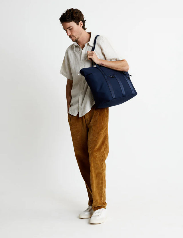 MR SIMPLE - Jasper Large Tote - Navy-Bags-Mr. Simple-UPTOWN LOCAL