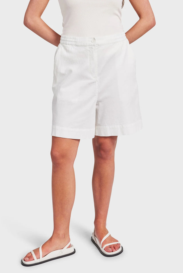 ACADEMY BRAND - Womens Monroe Short - Winter White-Shorts-Academy Brand Womens-6-UPTOWN LOCAL