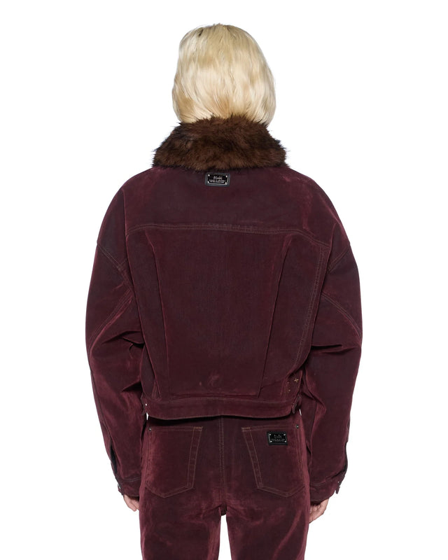 KSUBI - Relaxed Trucker Jacket - Merlot