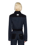 KSUBI - Slim Trucker Jacket Vixen Spliced - Black-Jackets-Ksubi-6/XS-UPTOWN LOCAL