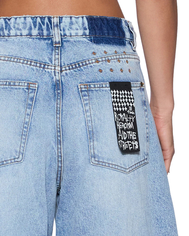 KSUBI - Barrel Jean - Flight Blue