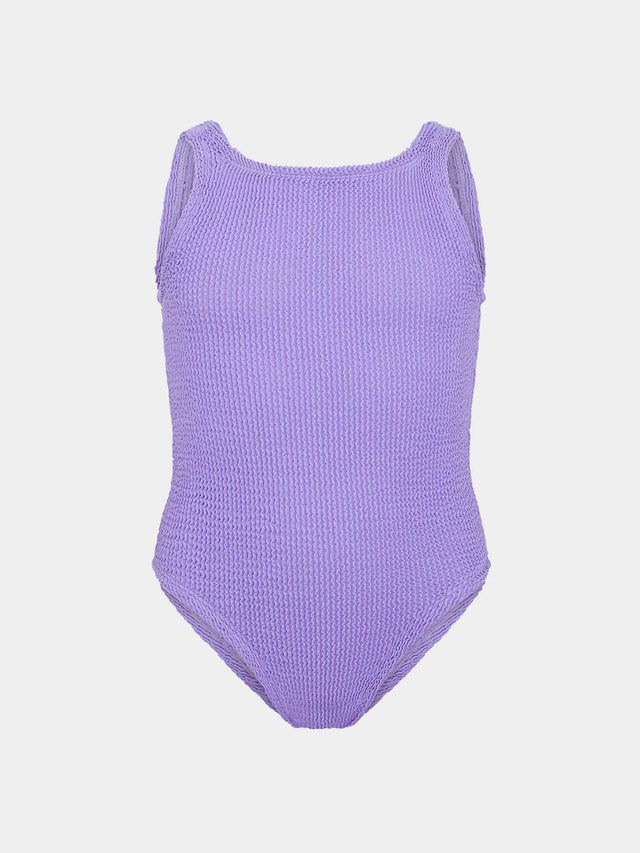 HUNZA G - Kids Classic Swim (7-12) - Lilac-Swimwear-Hunza G-UPTOWN LOCAL