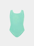 HUNZA G - Kids Classic Swim (3-6) - Metallic Mint-Swimwear-Hunza G-UPTOWN LOCAL