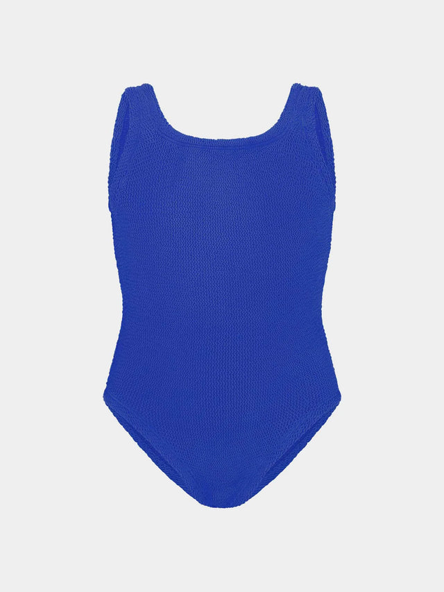 HUNZA G - Kids Classic Swim (7-12) - Royal Blue-Swimwear-Hunza G-UPTOWN LOCAL